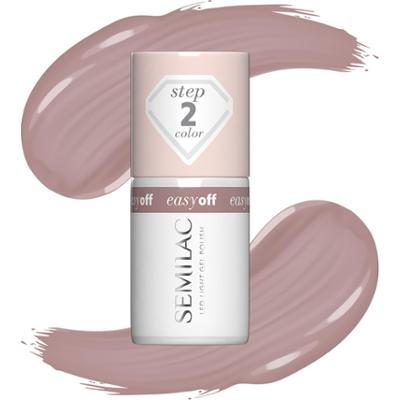SEMILAC Easy Off LED Light Gel Polish Mocha Cream