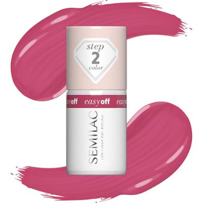 SEMILAC Easy Off LED Light Gel Polish Pink Coral