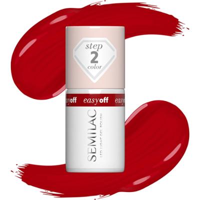 SEMILAC Easy Off LED Light Gel Polish The Red Core