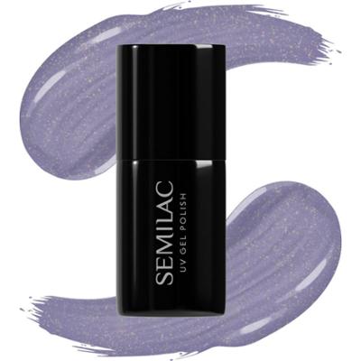 SEMILAC UV Gel Polish 384 Shimmer Stone Saphirre