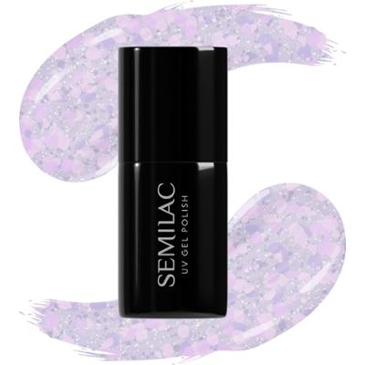 SEMILAC UV Gel Polish 492 Icy Lavender Bliss