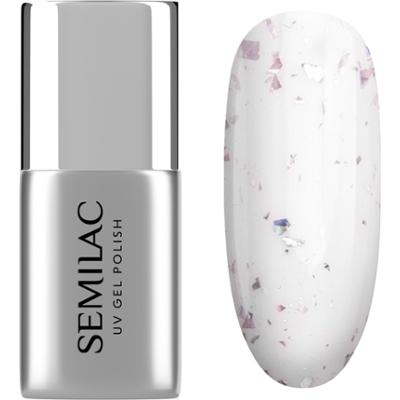 SEMILAC UV Gel Top T22 Hybrid Polishes Flower Flakes 7 ml