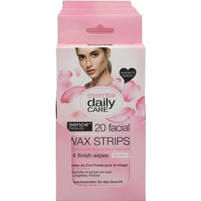 Sence Essential daily Care Hair Removal Wax Strips Sensitive Skinface
