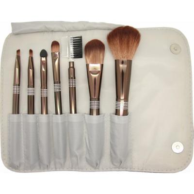 Smashit Cosmetics zestaw pędzli i akcesoriów Shiny Silver Brush Case