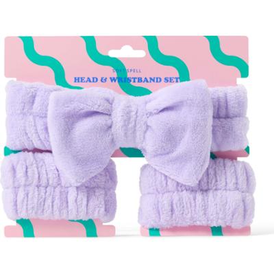 Soft Spell Headband & Wristband Set – Makeup Spa Set