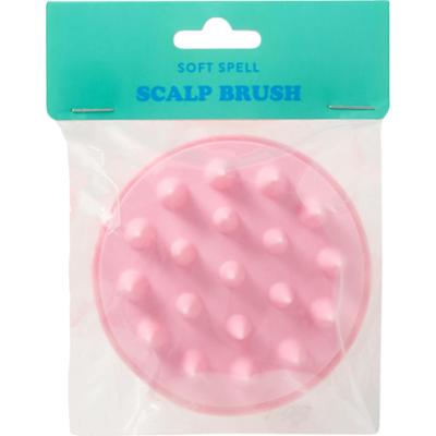 Soft Spell Scalp Brush – Silicone Shower Brush Pink