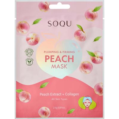 SOQU Peach Sheet Mask
