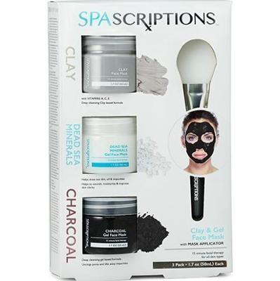 SpaScriptions Clay & Gel Mask Set