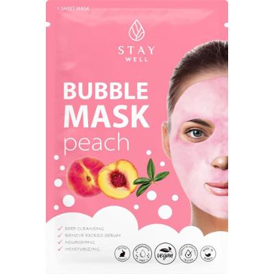 Stay Well Deep Cleansing Bubble Mask Peach 1 pcs 20 g