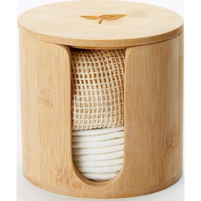 STYLPRO Bamboo Barrel with 10 Reusable Bamboo Makeup Remover - Płatki