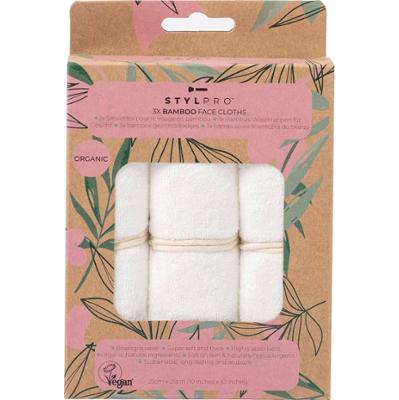 STYLPRO Bamboo Face Cloth-3 Pack - Bambusowe ściereczki do twarzy