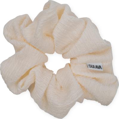 SUI AVA Ea Zig-Zag Scrunchie Cream