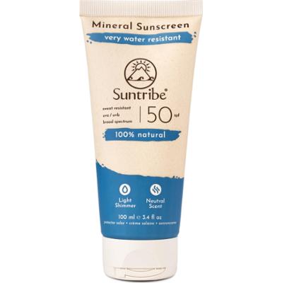 Suntribe Active Natural Mineral Sunscreen SPF 50 100 ml
