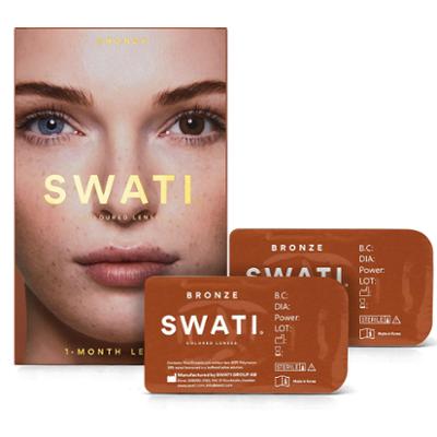 SWATI Cosmetics 1 Month Lenses Bronze