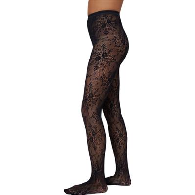 Swedish Stockings Rosa Lace Tights  Black XL