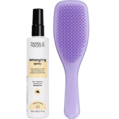 Tangle Teezer Curly Bundle Detangling Cream Spray 150 ml & Naturally C