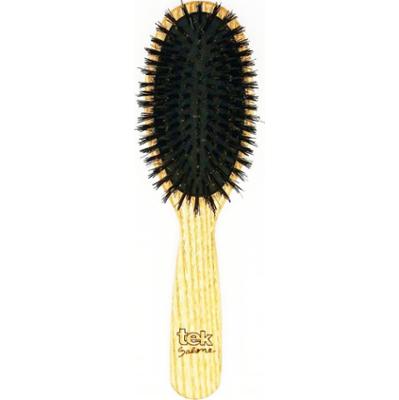 Tek Drewniana szczotka z włosia dzika