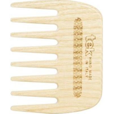Tek Small Wide-Tooth Comb in Natural Wood