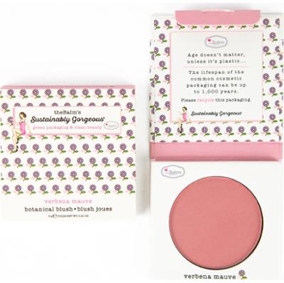 the Balm Sustainably Gorgeous Botanical Blush Single Blush Verbena Mau