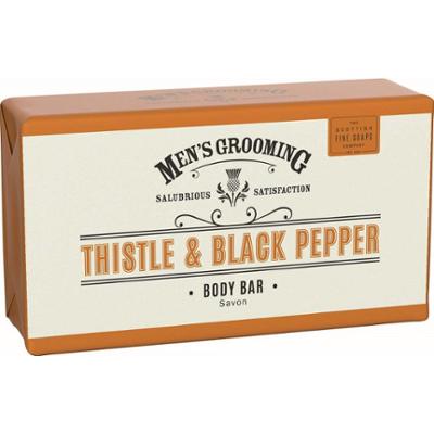 The Scottish Fine Soaps Thistle & Black Pepper Soap Bar  220 g