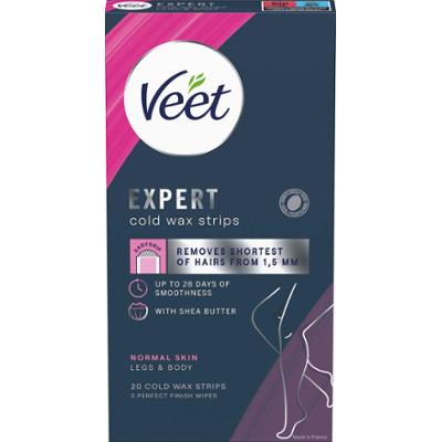 Veet Expert Cold Wax Strips Normal 20 szt.