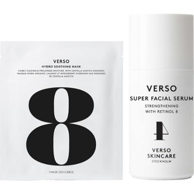 Verso Skincare Face Care Bundle Mask 1 pc & Serum 30 ml