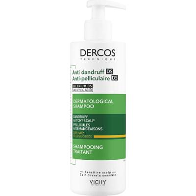 VICHY Dercos Technique Anti-Dandruff Shampoo for Dry Hair 390 ml