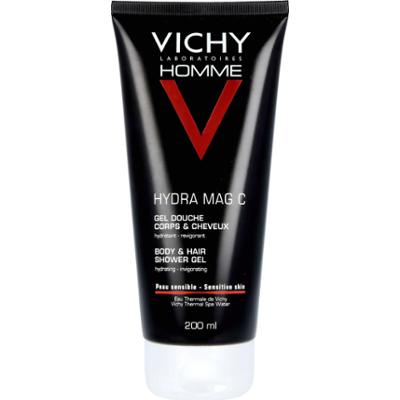 VICHY Homme Hydra Mag C Żel pod prysznic dla mężczyzn 200 ml