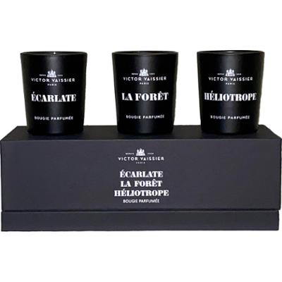 Victor Vaissier Bougie parfumée 3-set 70g (Héliotrope, Écarlate, La Fô