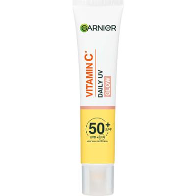 Garnier   Vitamin C* Glow-Boosting Daily UV Fluid SPF50+ For Dull Skin