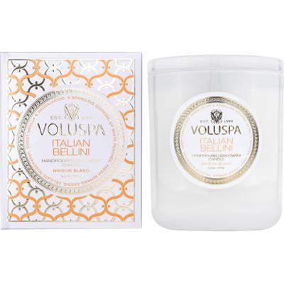 Voluspa Italian Bellini Maison Blanc Boxed Candle 60h