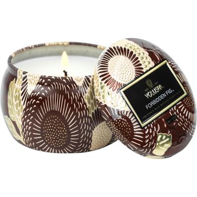 Voluspa Forbidden Fig Japonica Decorative Tin Candle 25h