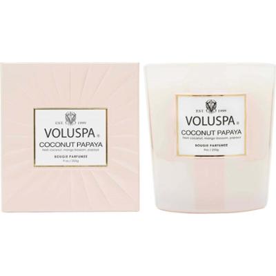 Voluspa Coconut Papaya Vermeil Boxed Candle 255 g