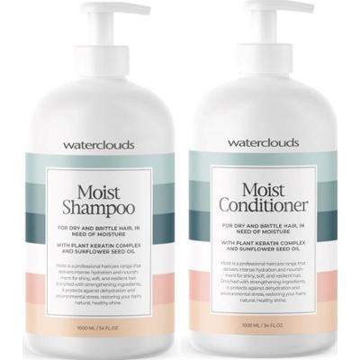 Waterclouds Moist Shampoo 1000 ml & Conditioner 1000 ml