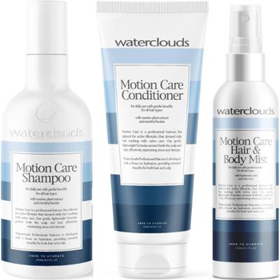 Waterclouds Motion Care Shampoo 250 ml & Conditioner 200 ml & Hair and