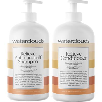Waterclouds Relieve Anti-dandruff Shampoo 1000 ml & Conditioner 1000 m