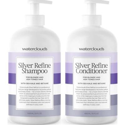 Waterclouds Silver Refine Shampoo 1000 ml & Conditioner 1000 ml