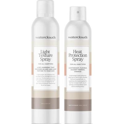 Waterclouds Light Texture Spray 250 ml & Heat Protection Spray 200 ml