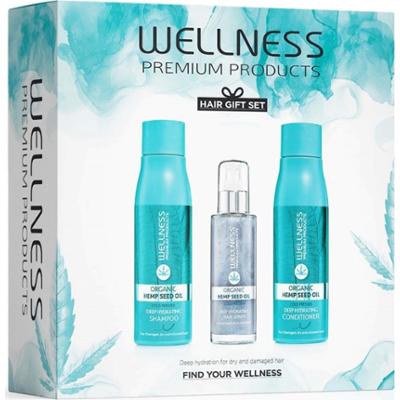 Wellness Premium Products Deep Hydrating Set (Shampoo 500 ml, Conditio