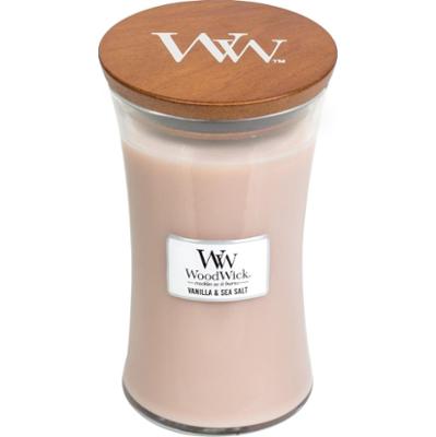 WoodWick Vanilla & Sea Salt Świeca Large Large