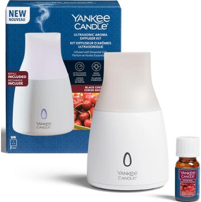 Yankee Candle Black Cherry Ultrasonic Aroma Diffuser Starter Kit