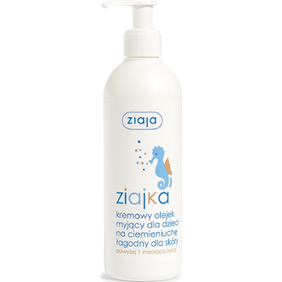 kremowy olejek myjący dla dzieci na ciemieniuchę łagodny dla skóry Ziaja