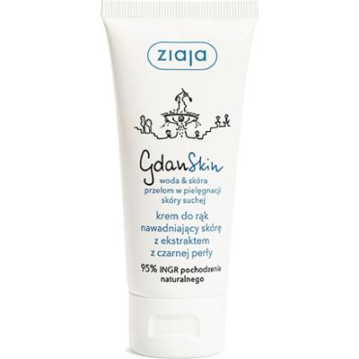 krem do rąk nawadniający skórę z ekstraktem z czarnej perły Ziaja