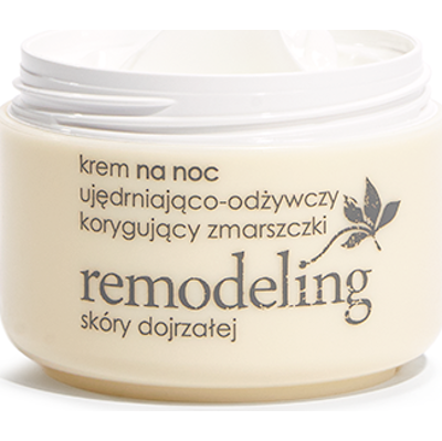 krem na noc ujędrniająco-odżywczy korygujący zmarszczki Ziaja