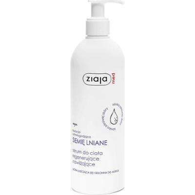 kuracja ultrałagodząca siemię lniane serum do ciała regenerujące nawilżające Ziaja