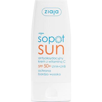 antyoksydacyjny krem z witaminą C SPF 50+ UVA + UVB ochrona bardzo wysoka Ziaja
