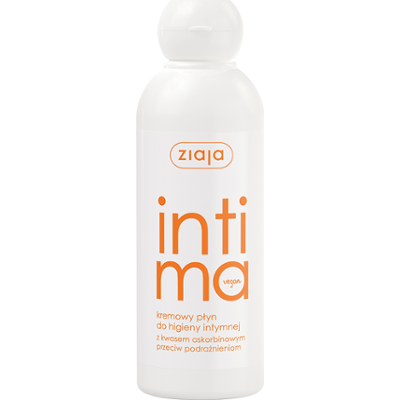 kremowy płyn do higieny intymnej z kwasem askorbinowym Ziaja