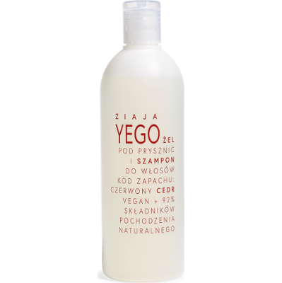 żel pod prysznic i szampon do włosów kod zapachu: czerwony cedr Ziaja