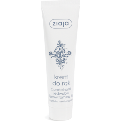 krem do rąk z proteinami jedwabiu i prowitaminą B5 Ziaja