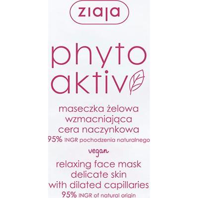 maseczka żelowa wzmacniająca cera naczynkowa Ziaja